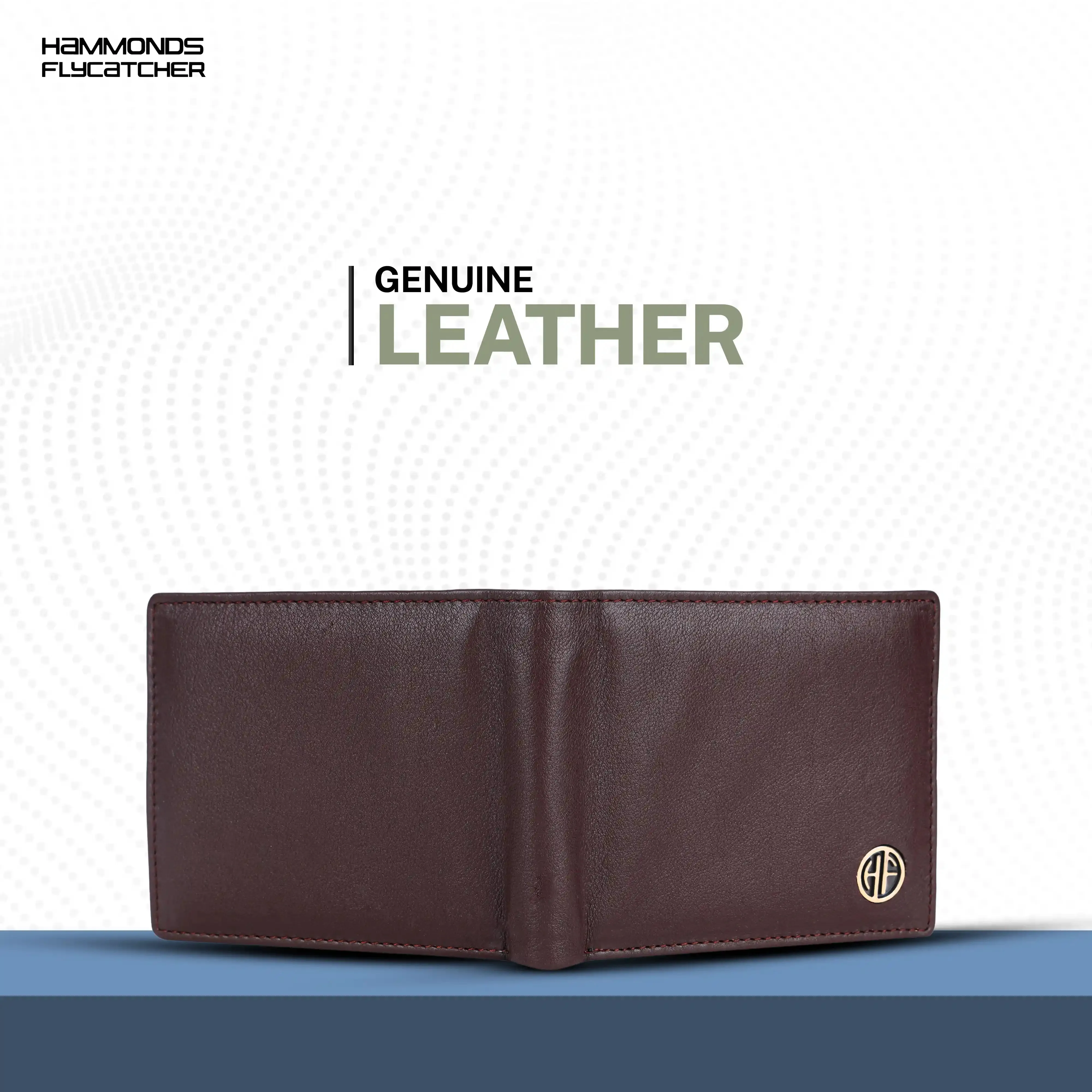 Leather Wallet for Men - RFID Protected Leather Money Bag for Men with 4 ATM Credit/Debit Card Slots