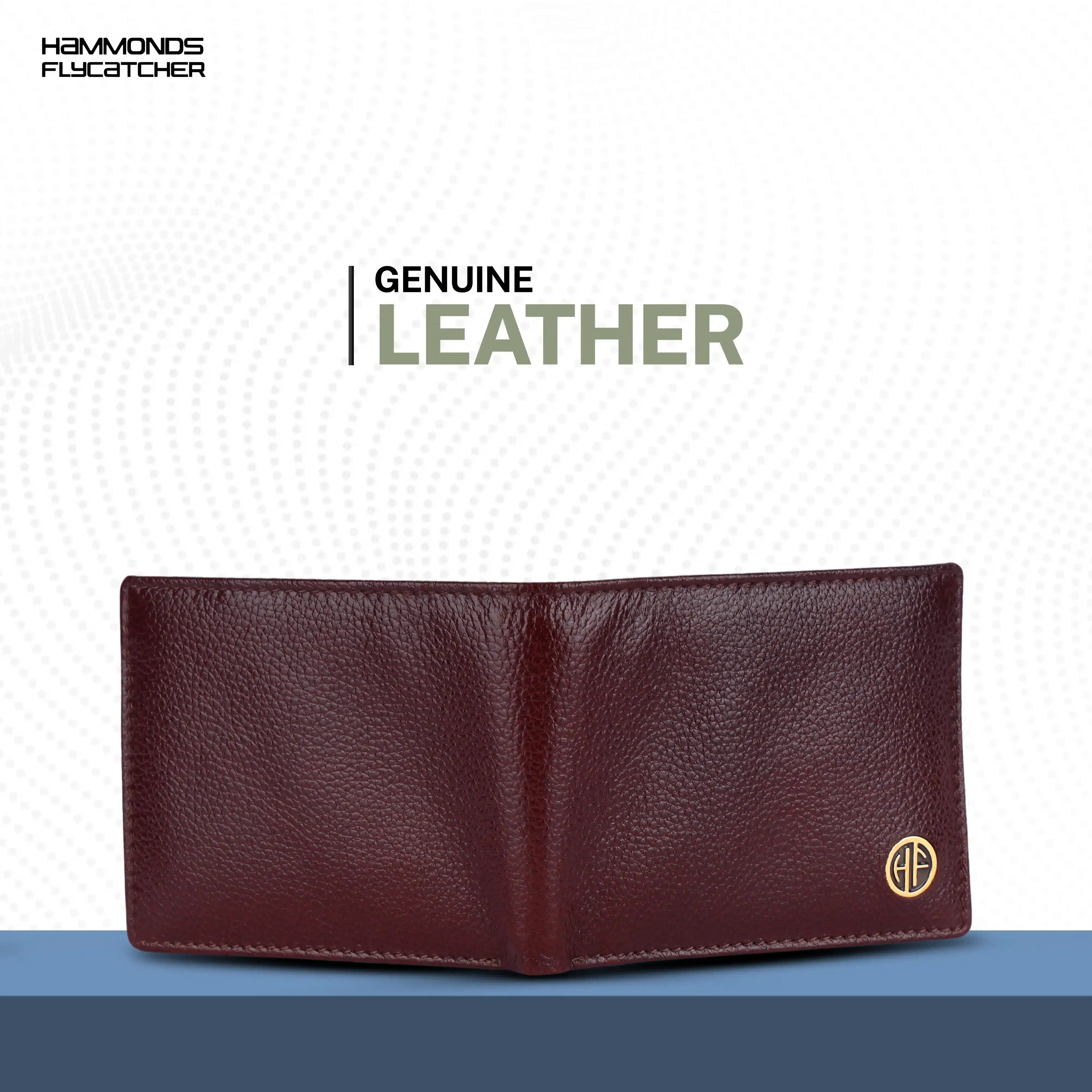 Leather Wallet for Men - RFID Protected Leather Money Bag for Men with 4 ATM Credit/Debit Card Slots