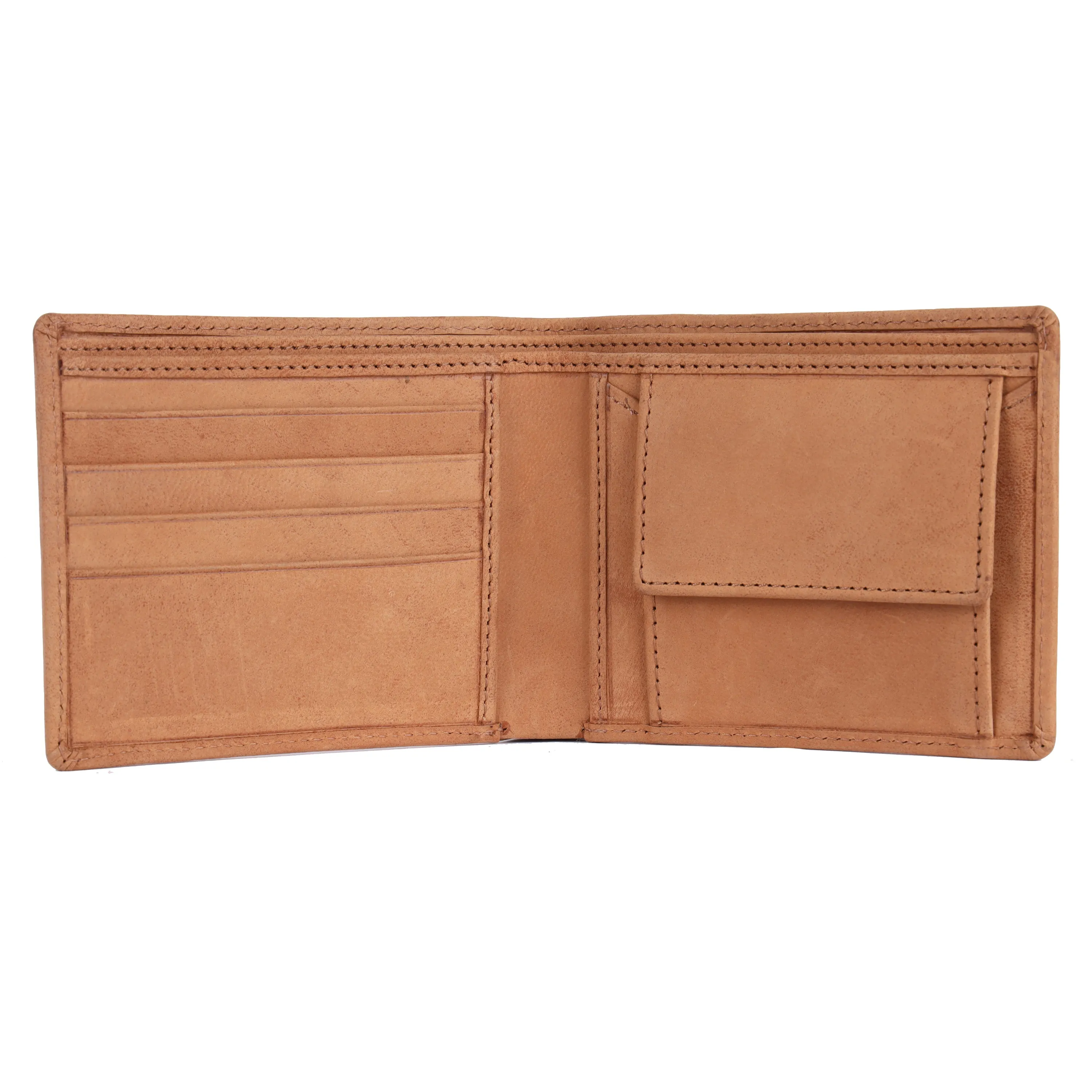 Leather Wallet for Men - RFID Protected Leather Money Bag for Men with 4 ATM Credit/Debit Card Slots