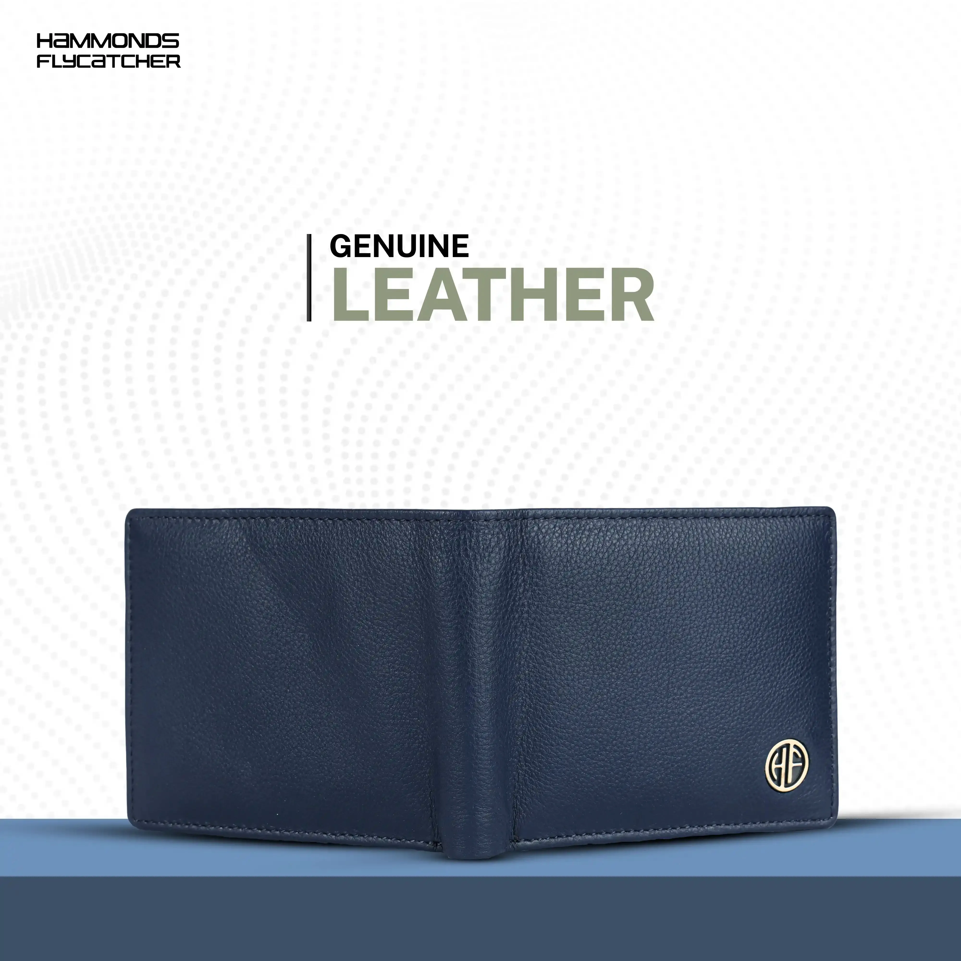 Leather Wallet for Men - RFID Protected Leather Money Bag for Men with 4 ATM Credit/Debit Card Slots