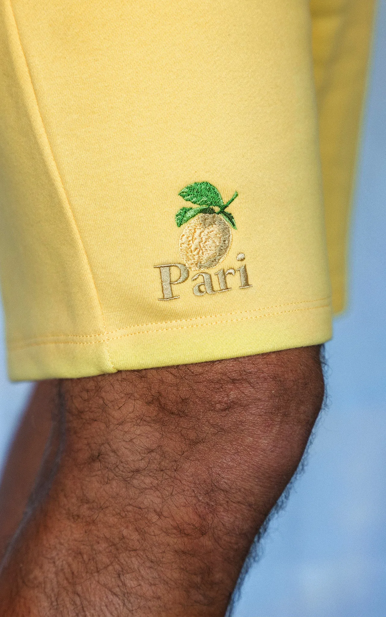 LEMON PASTEL CLUB SHORTS