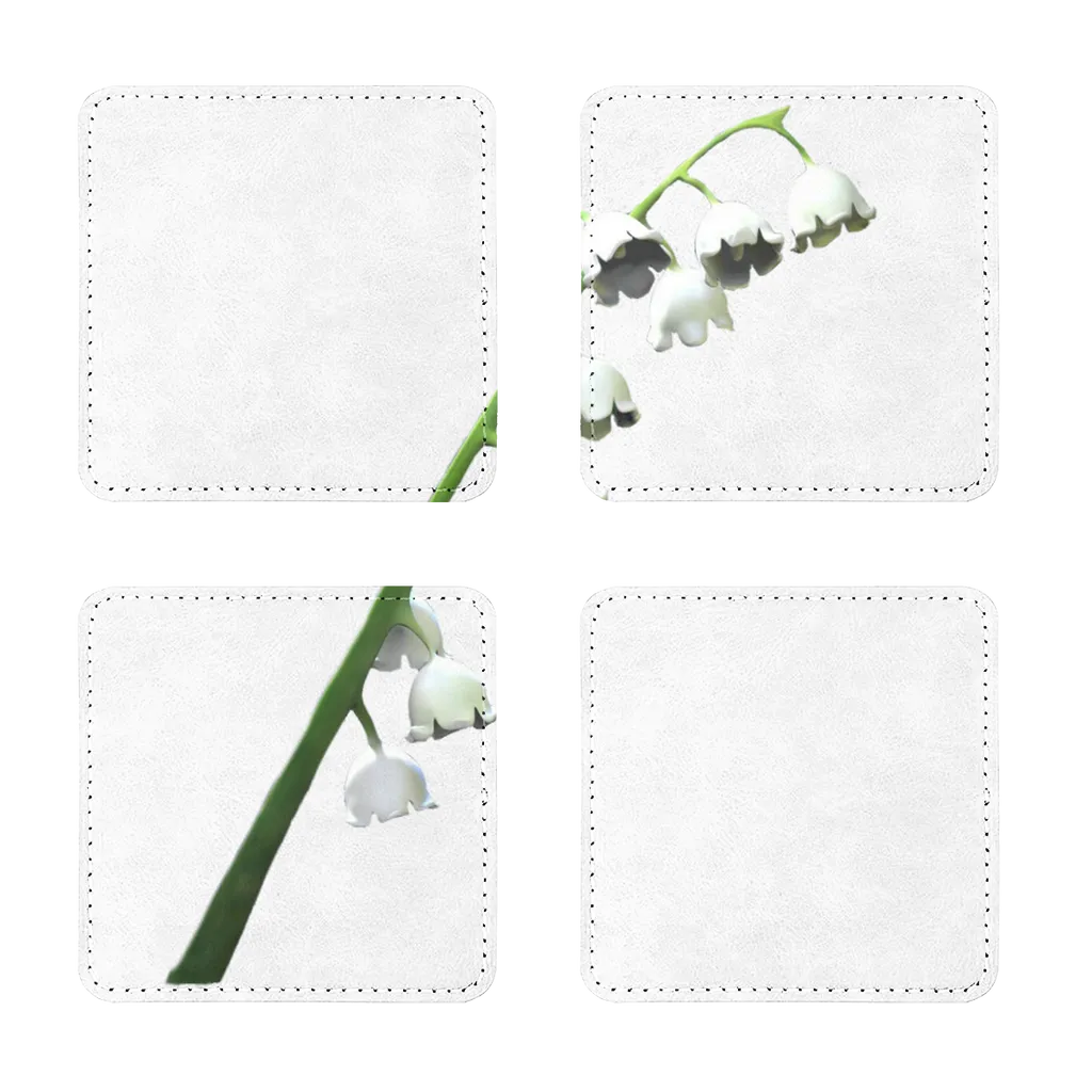 Lilly Sublimation Coasters Pack of Four