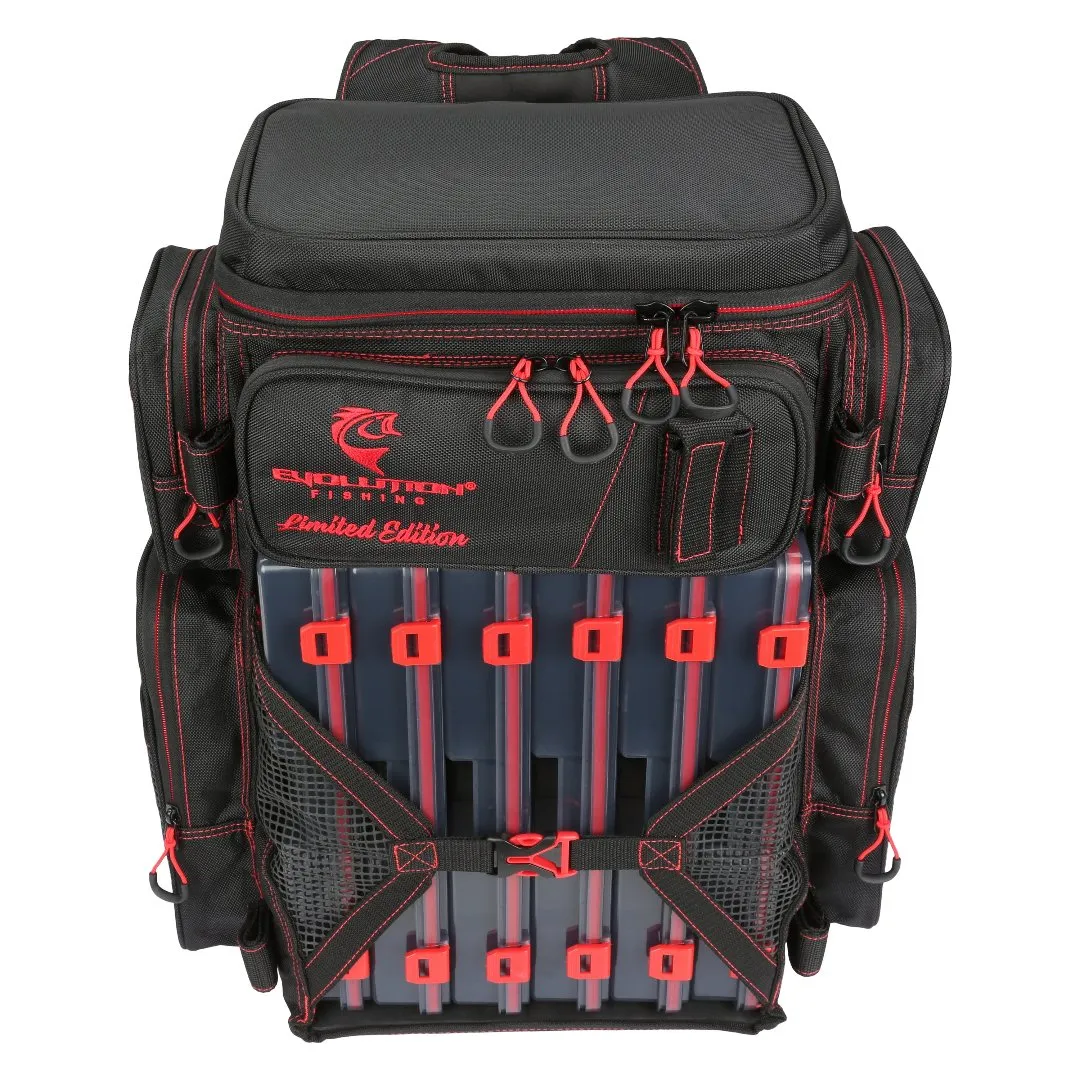 Limited Edition - RED Drift Series 3700 Tackle Backpack with Drift Hat