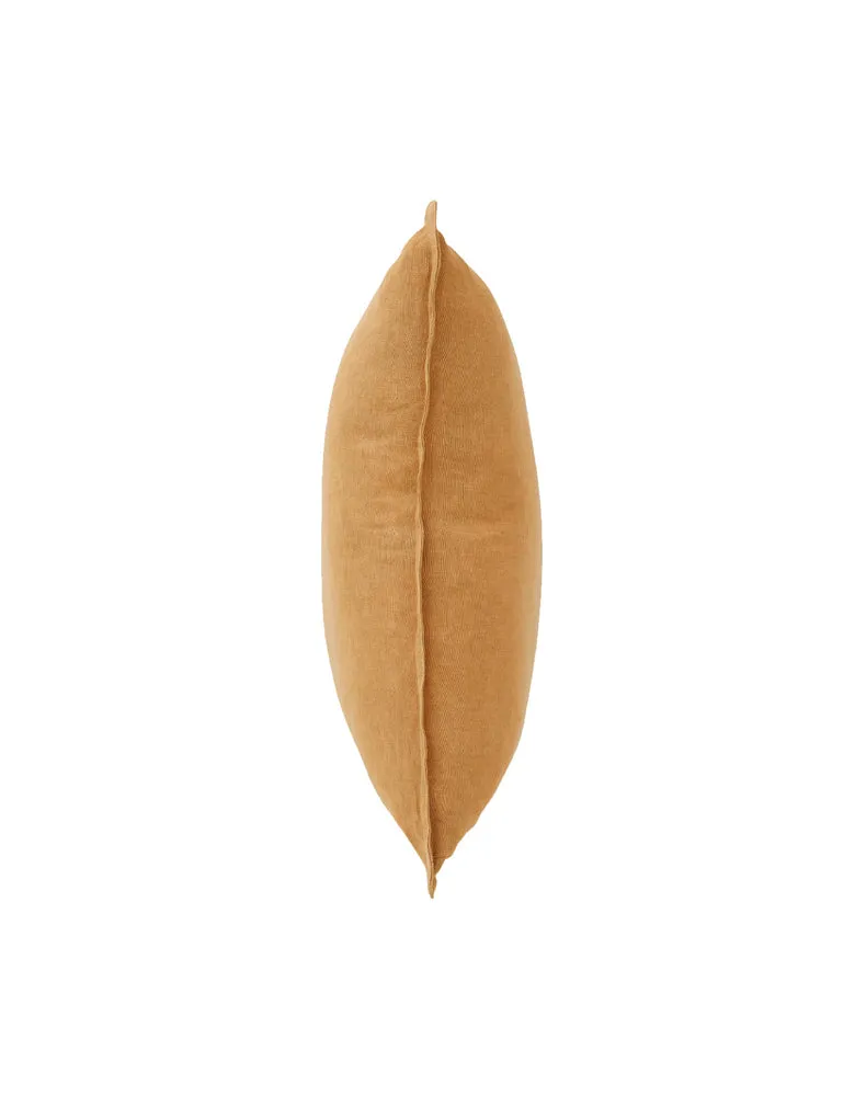 Linen Cosmo Cushion Amber