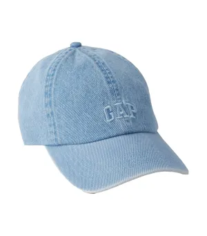 Logo Baseball Hat Denim 616