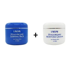 Made in Korea LAYDAY Hyaluronic Sleeping Pack(100ml 100ml) Moisture cream(100ml 100ml)(pH5.5)(free shipping)