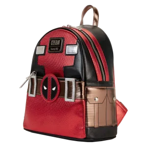 Marvel Metallic Deadpool Cosplay Mini Backpack