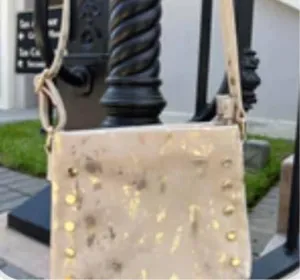 Medium Metallic Crossbody