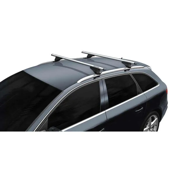 Menabo Tiger Silver Duo Rail Roof Bar 1185mm (75kg Max.)