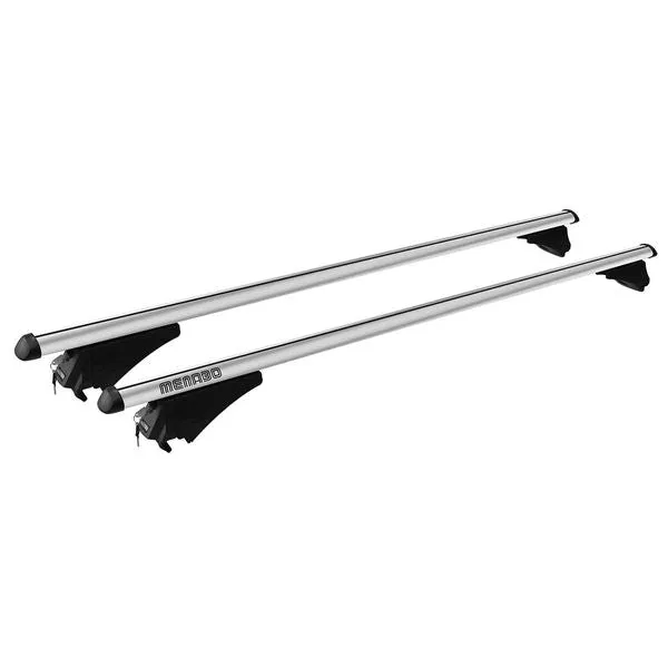Menabo Tiger Silver Duo Rail Roof Bar 1185mm (75kg Max.)