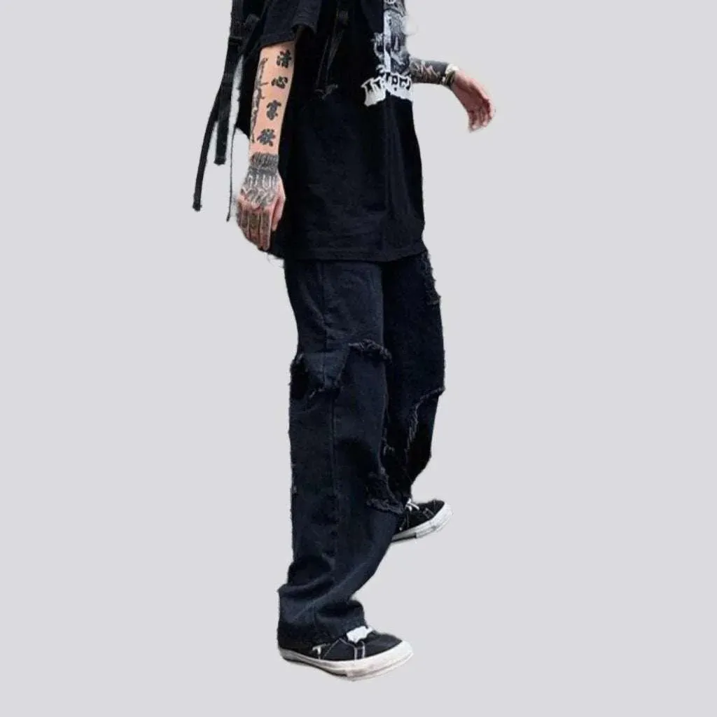 Men's distressed jeans