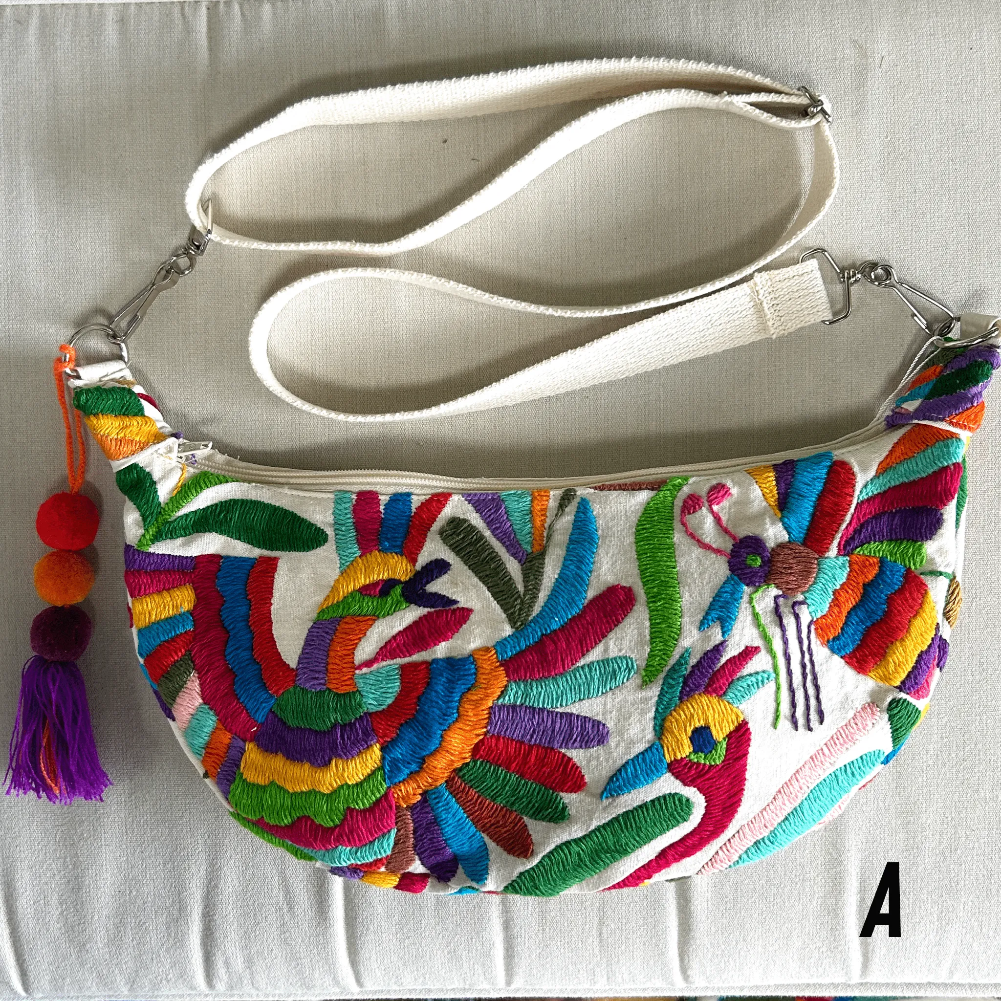 Mexican Otomi Hobo Crossbody