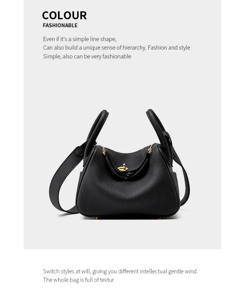 mini lindy 18cm crossbody shoulder bag 2386 black