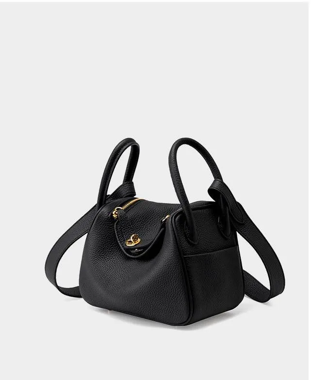 mini lindy 18cm crossbody shoulder bag 2386 black