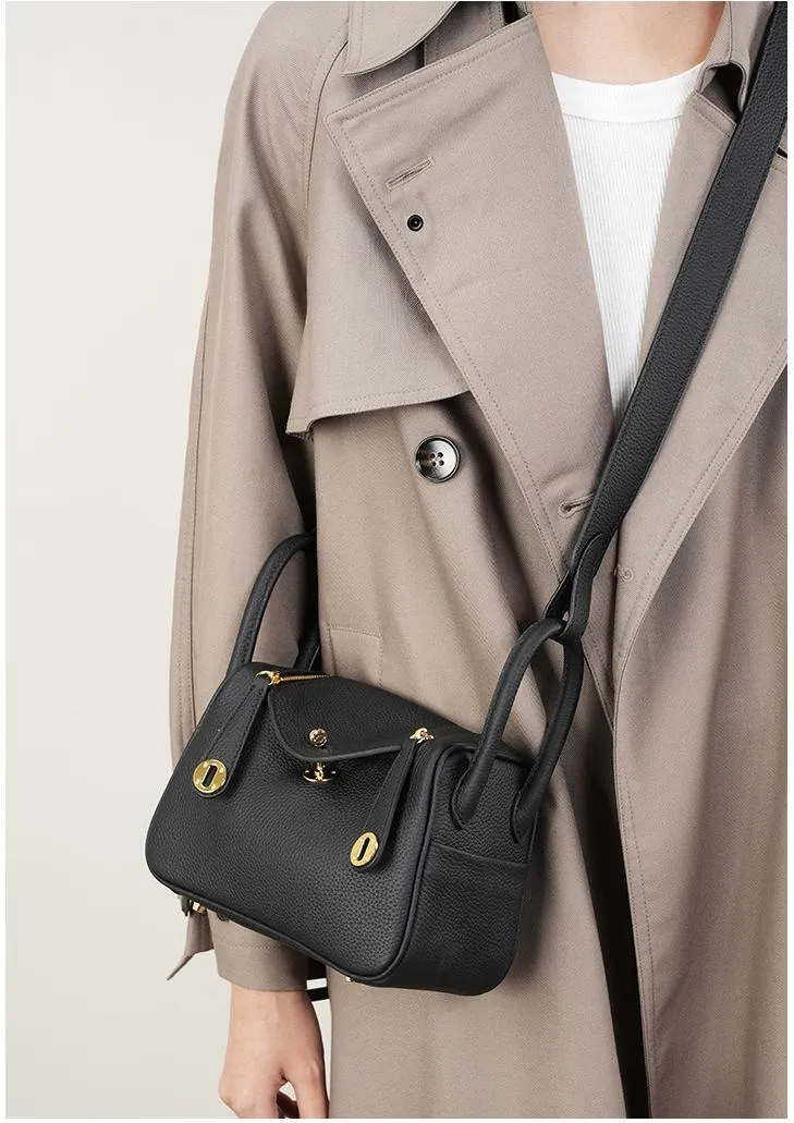 mini lindy 18cm crossbody shoulder bag 2386 black