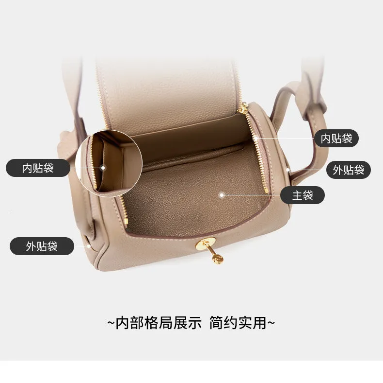 mini lindy 18cm crossbody shoulder bag 2386 elephant grey