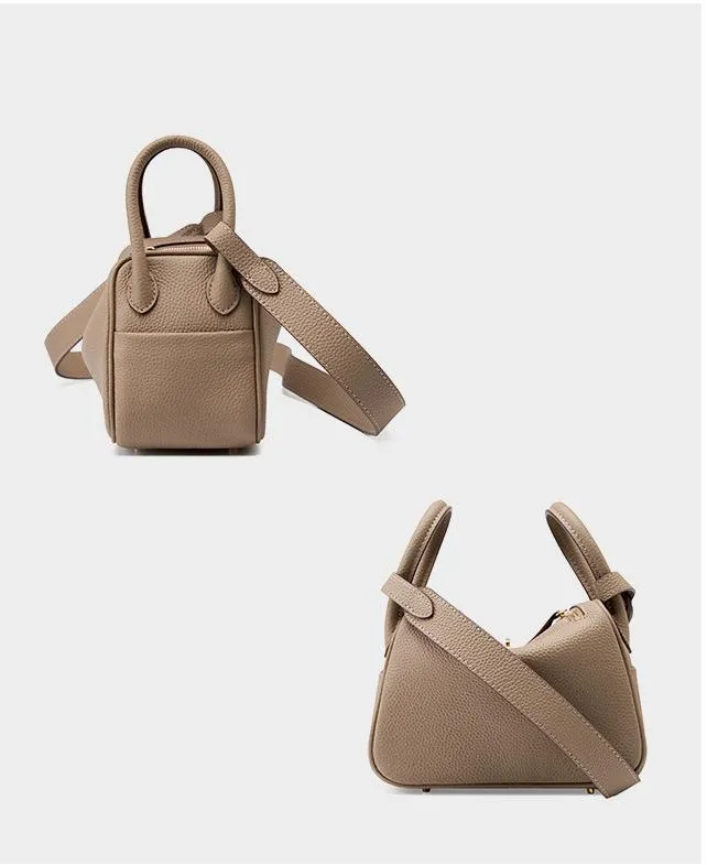 mini lindy 18cm crossbody shoulder bag 2386 elephant grey