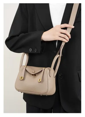mini lindy 18cm crossbody shoulder bag 2386 elephant grey