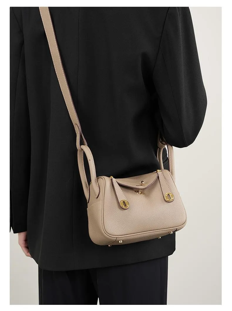 mini lindy 18cm crossbody shoulder bag 2386 elephant grey