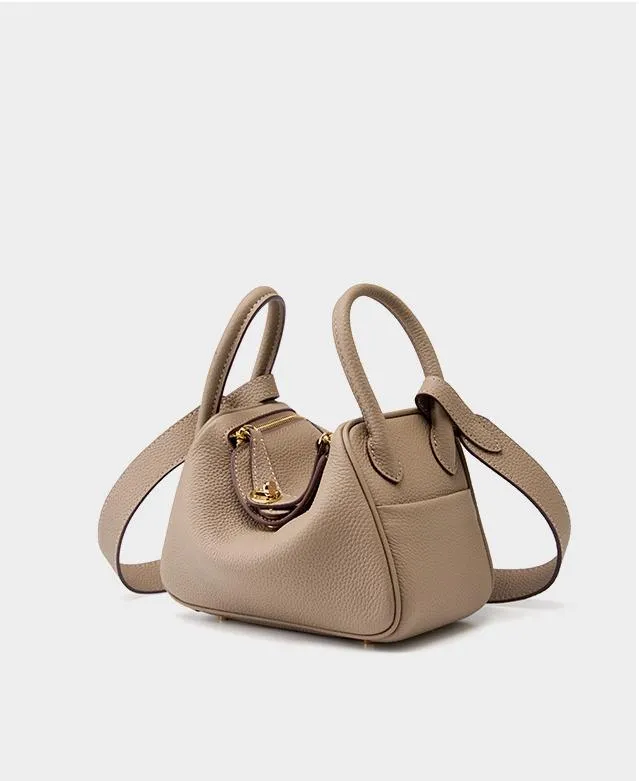 mini lindy 18cm crossbody shoulder bag 2386 elephant grey