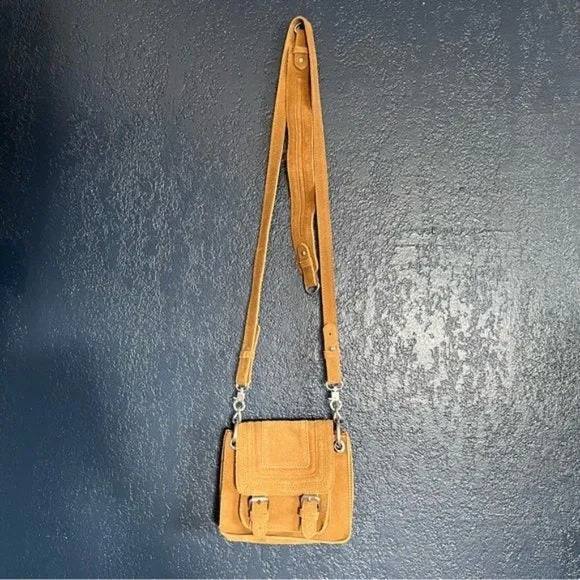 Mini Suede Crossbody Bag