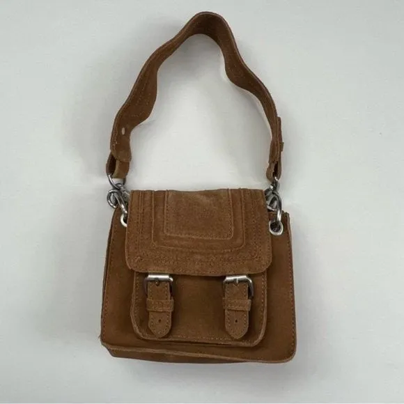 Mini Suede Crossbody Bag