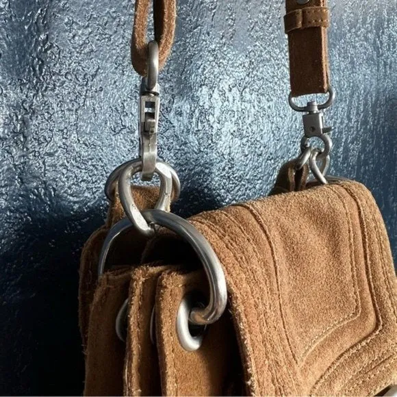 Mini Suede Crossbody Bag