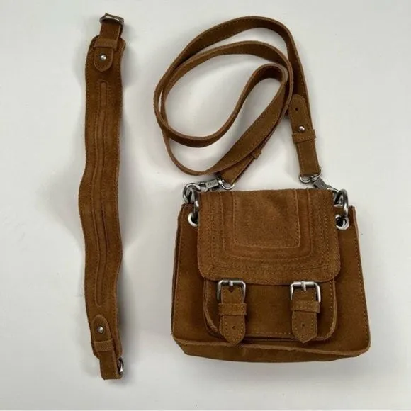 Mini Suede Crossbody Bag