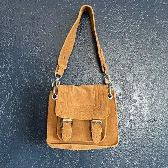Mini Suede Crossbody Bag