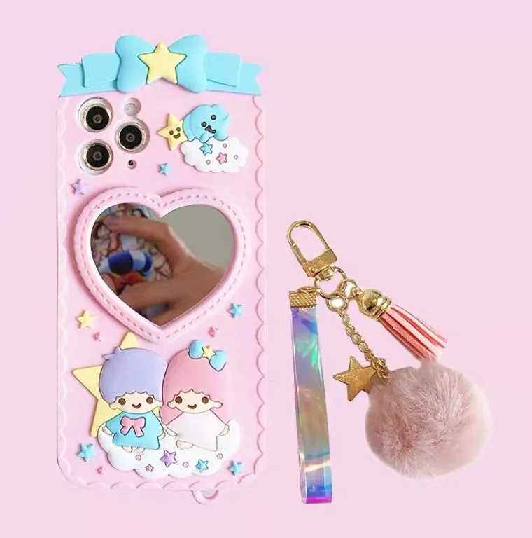 Mirrored Twin Star iPhone Case