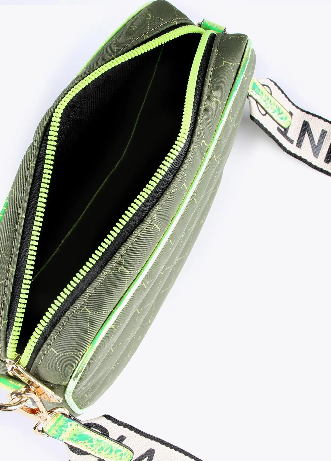 Monogrammed crossbody bag