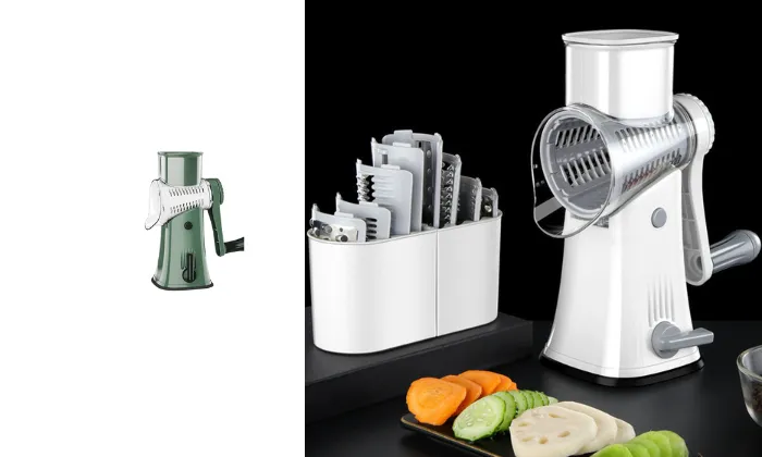 Multi-Functional Hand-Cranked Kitchen Cutter