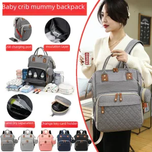 Multi-Functional New Mom Diaper Bag