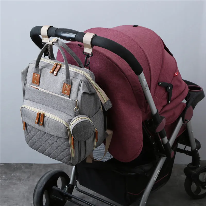 Multi-Functional New Mom Diaper Bag