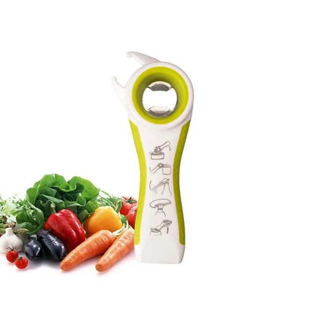 Multi Functional Stainless Steel Bottle Opener
