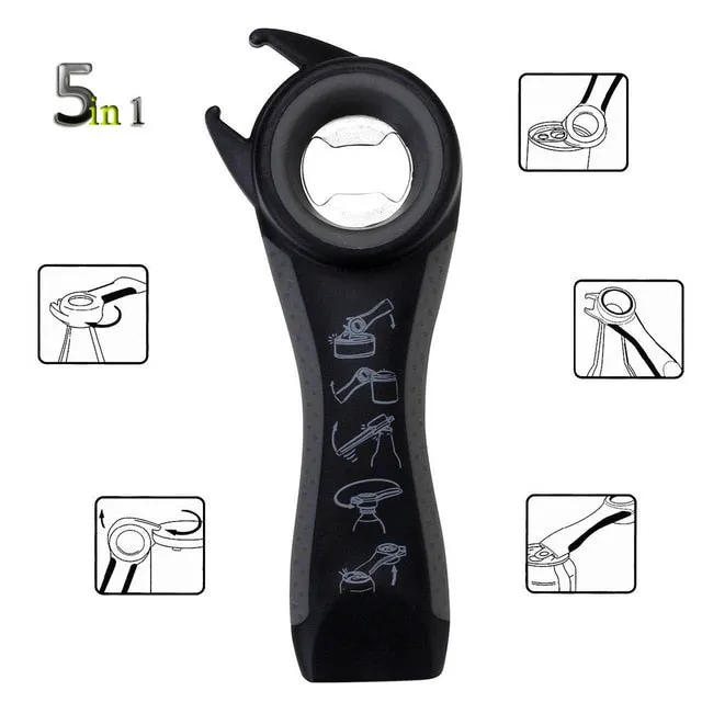 Multi Functional Stainless Steel Bottle Opener