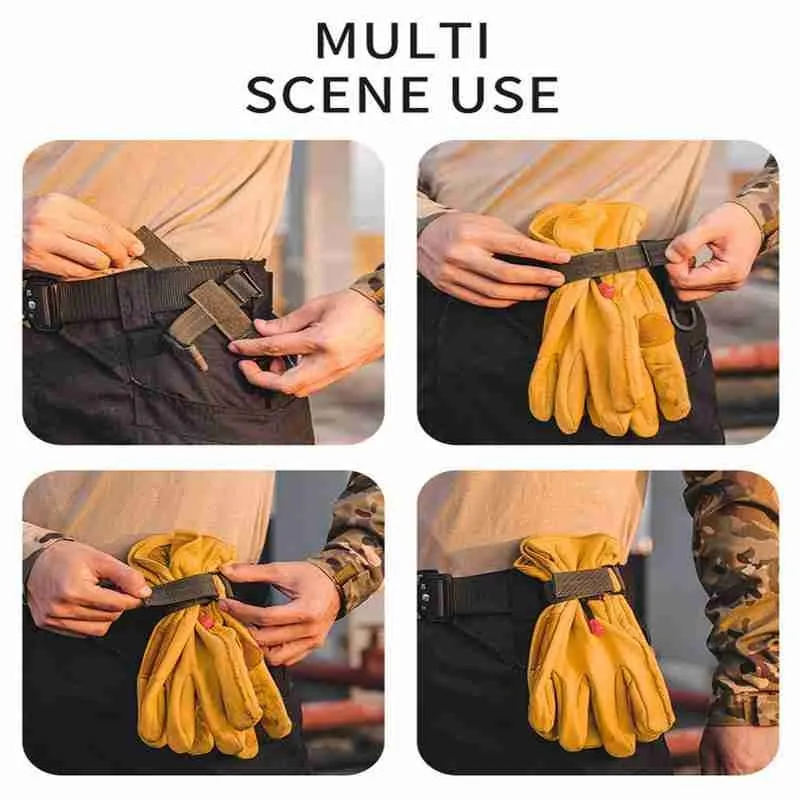 Multi-purpose Glove Hook Military Fan Outdoor Tactical  Buckle Adjust Camping Glove Hanging Buckle