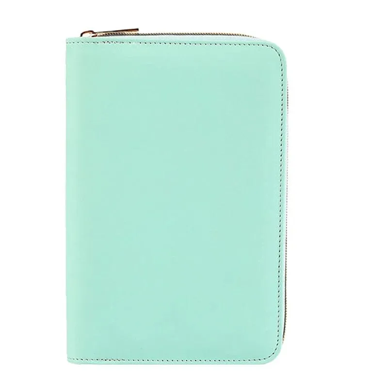 Nori Leather Zipper Organizer Binder