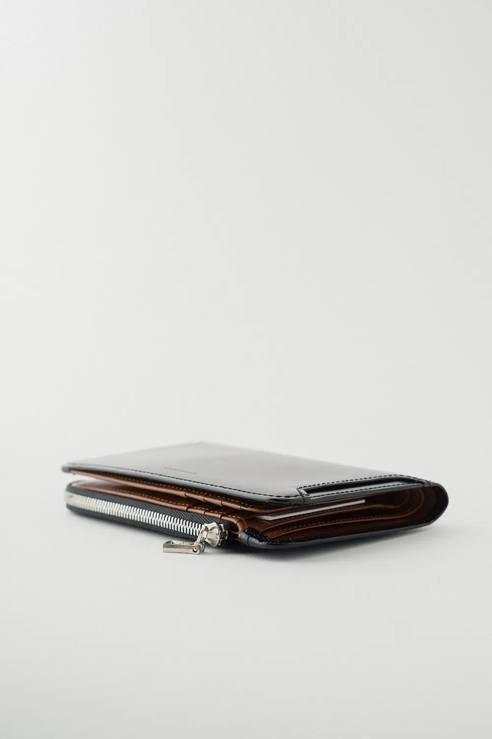 Notch Zip Wallet - Black