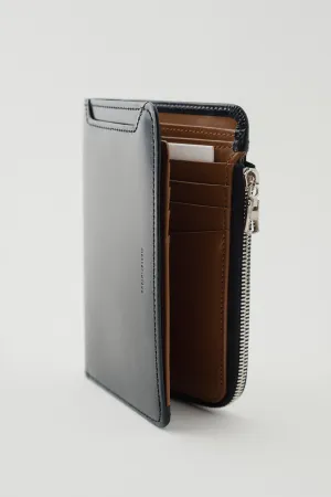 Notch Zip Wallet - Black