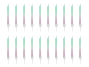 Ombre Pastel Birthday Candles -  Pack of 20