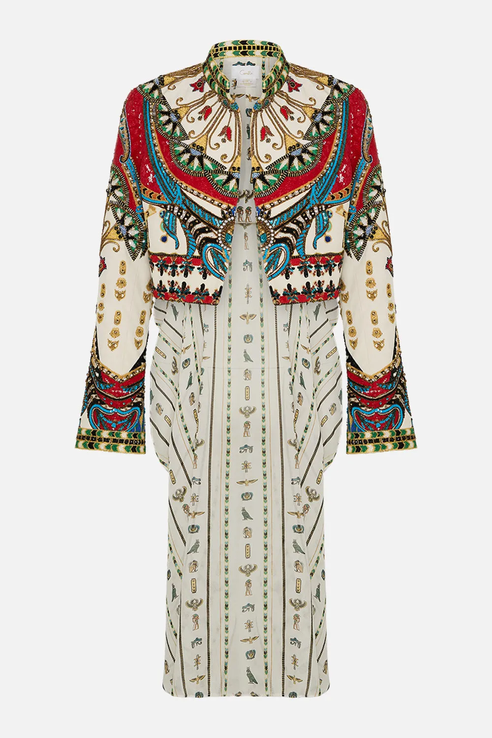 OPEN FRONT JACKET WITH FULL LENGTH BACK VALLEY OF THE QUEENS