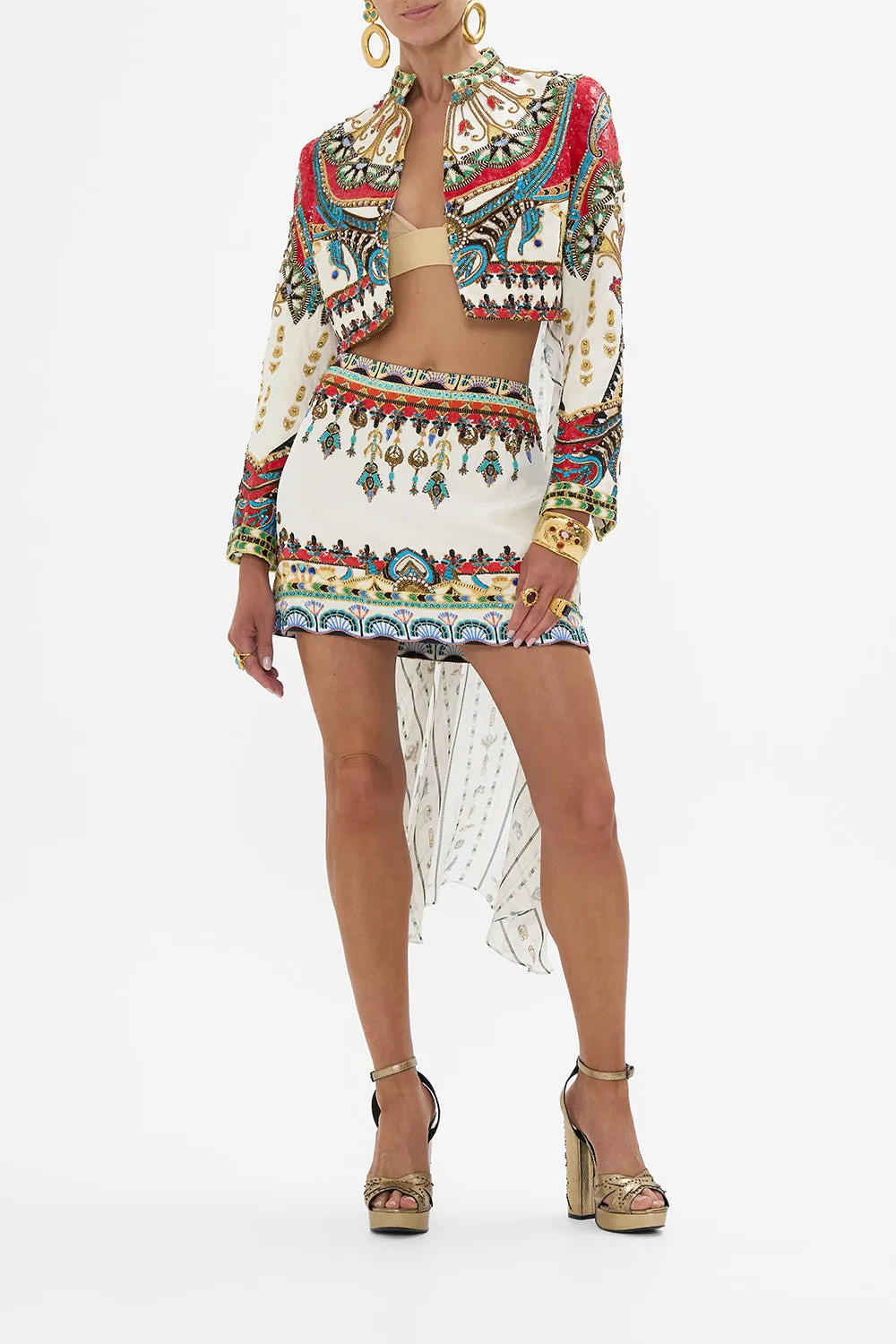 OPEN FRONT JACKET WITH FULL LENGTH BACK VALLEY OF THE QUEENS