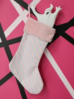 Pastel Candy Cane Stocking MY VIOLET