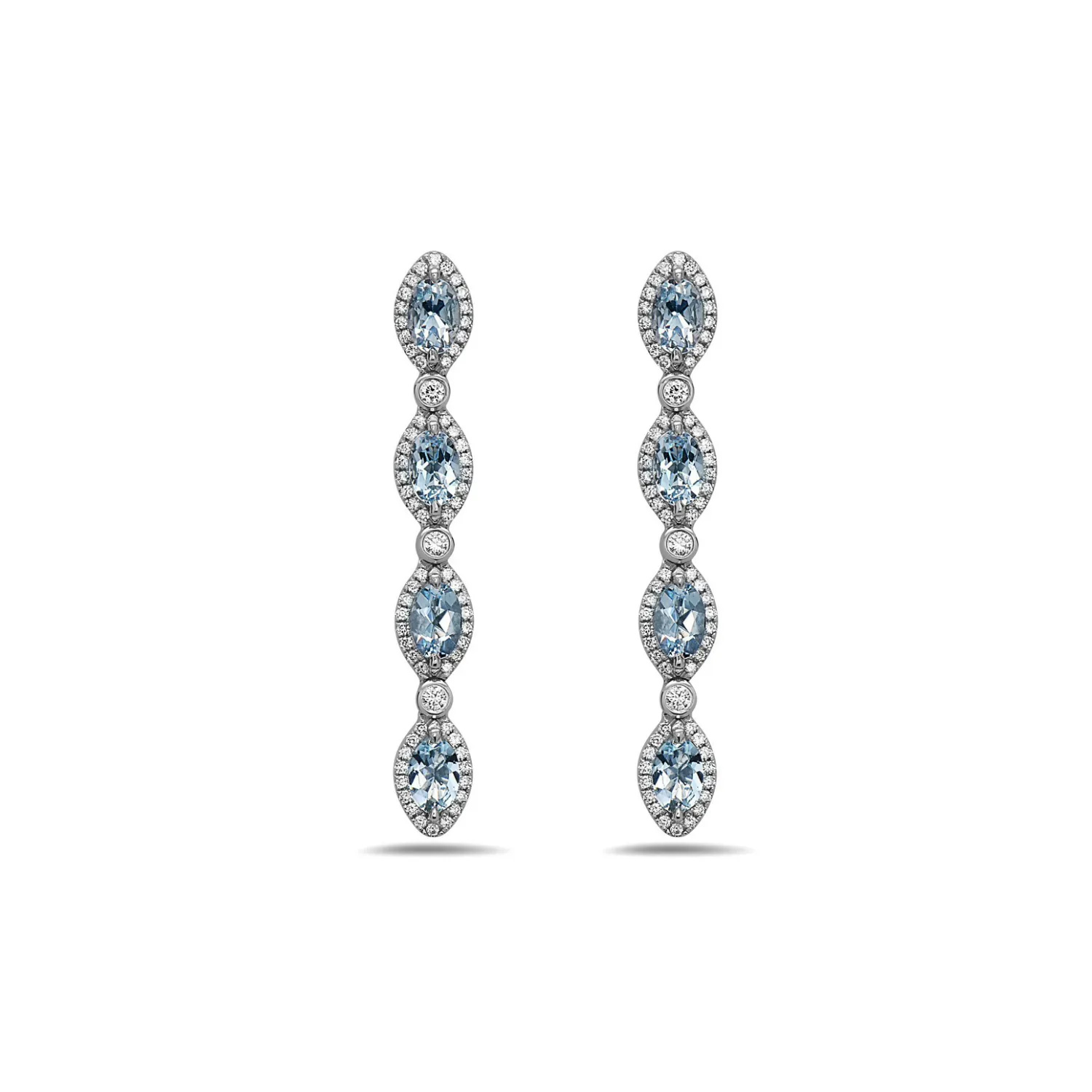 Pastel Diamond Firefly Drop Earring