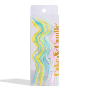 Pastel Swirly Candles (16 pack)