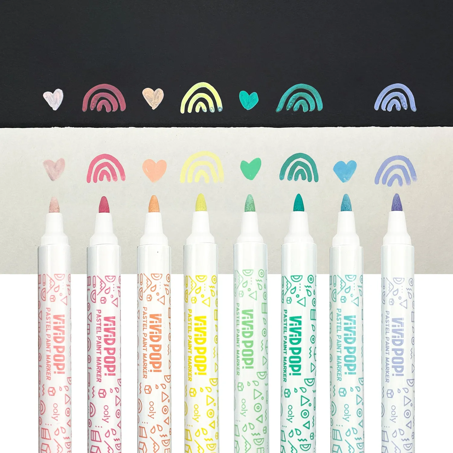 Pastel Vivid Pop! 8 Water Based Paint Markers