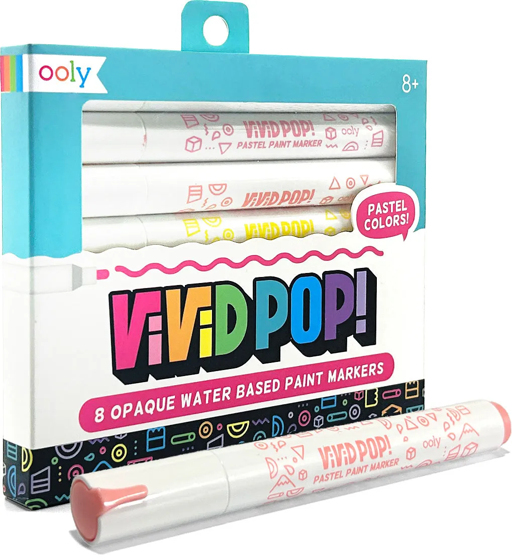 Pastel Vivid Pop! 8 Water Based Paint Markers