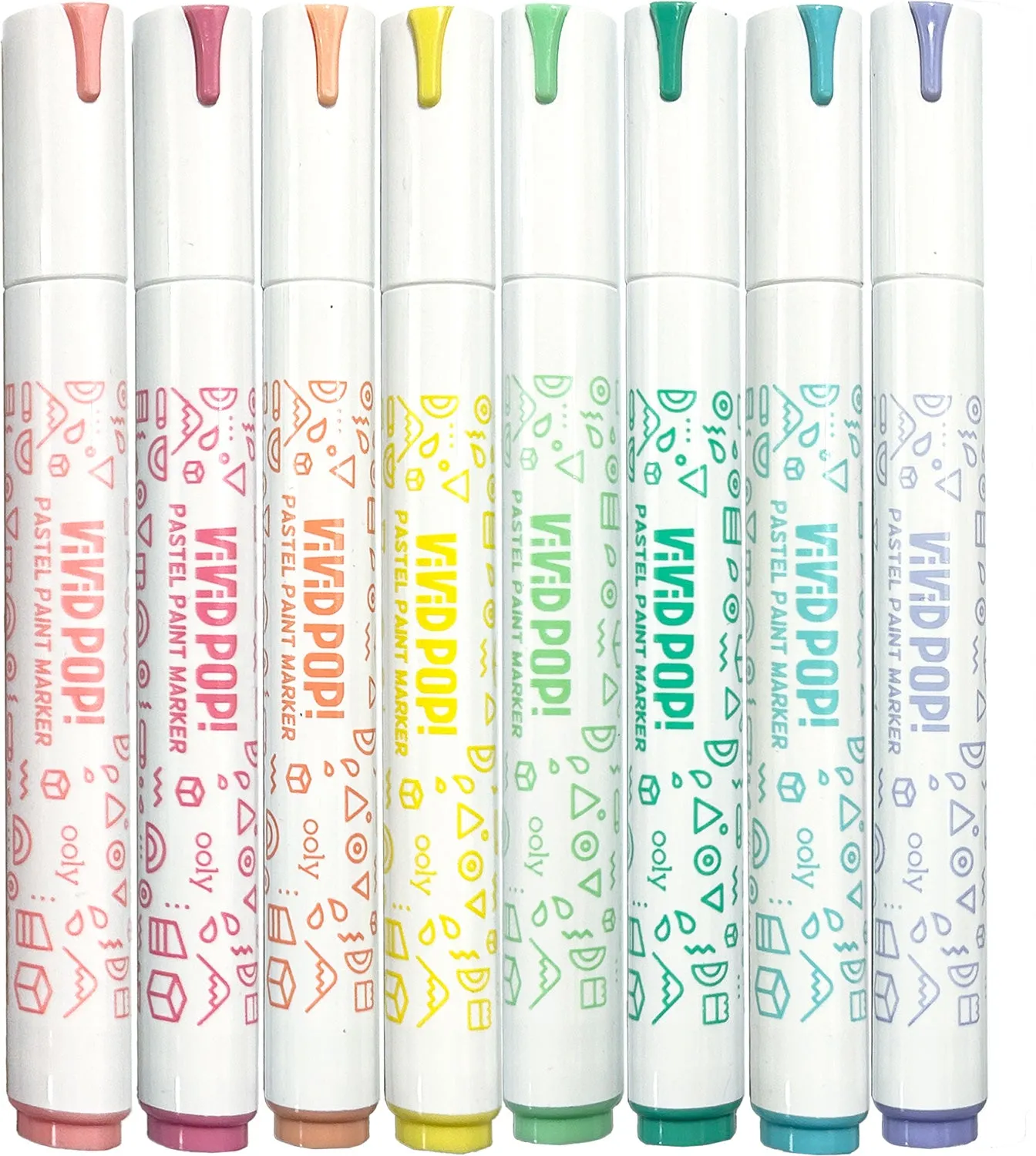 Pastel Vivid Pop! 8 Water Based Paint Markers