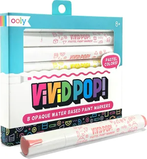 Pastel Vivid Pop! 8 Water Based Paint Markers